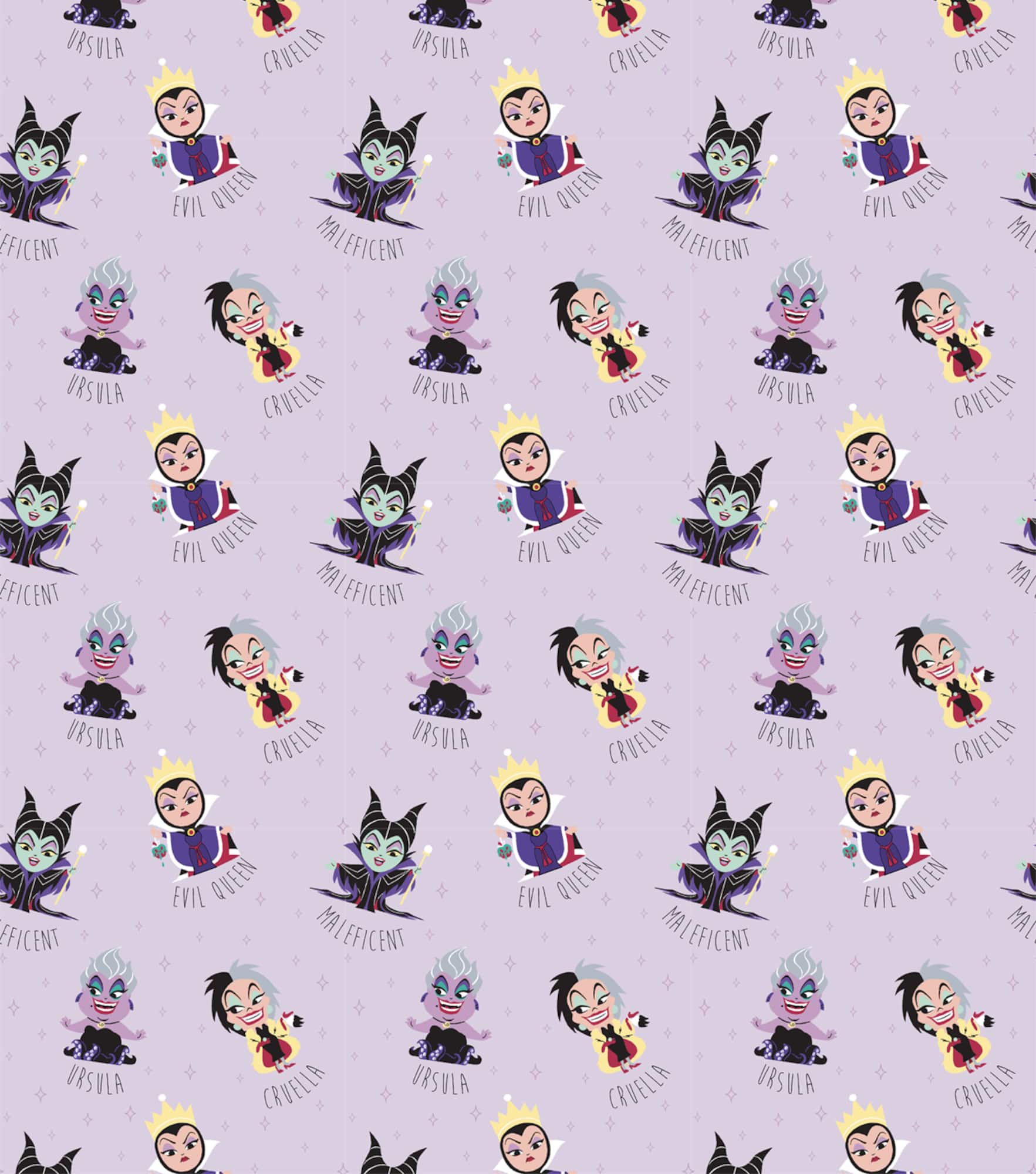 Disney® Villains Toss Cotton Fabric